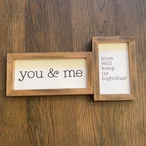 Collins Framed Signs